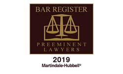 Bar Register | Preeminent Lawyers | Martindale-Hubbell | 2019